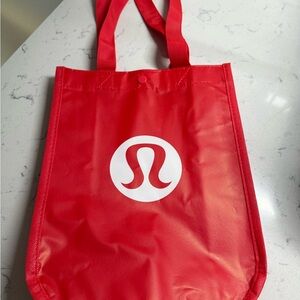 Lululemon Red Graphic Tote